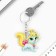 Key keychain children's acrylic "cat", 3.5 x 10 cm