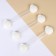 A set of universal locks, 3 pcs., White/transparent color