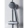 Bravat Opal shower column, with a bathtub mixer, rotary spout (upper shower of a square shape)