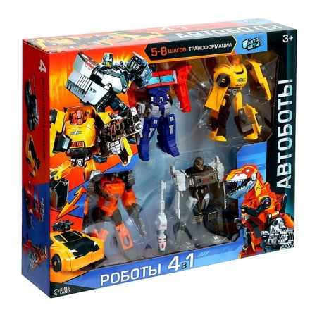 The set of robots “Heroes team” will be transformed, 4 pcs-31
