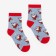 Women's socks "Santa Claus", color light blue, size 23-25