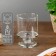 Glass of glass per 1 candle "Crystal cone" 10x6.6x6.6 cm