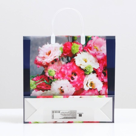 Flowers package, soft plastic, 30 x 30 cm, 120 μm-1