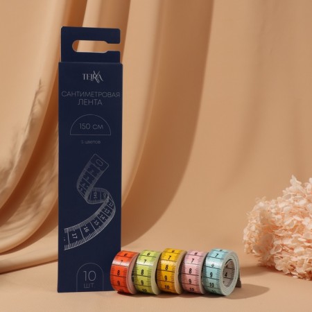 Centimeter tape, 150 cm × 1.9 cm, (cm/cm), colorful color-1