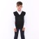 School vest for a boy, black color, height 152-158 cm