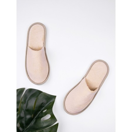 Women's slippers Amaro Home, size 36-38, beige color-5