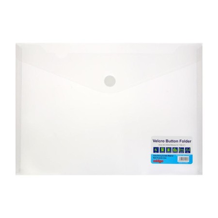 Folder on the button (Velcro) A4, horizontal, mix-6