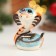 Souvenir "Snake Lalya", Gzhel, Color, 5.5 cm