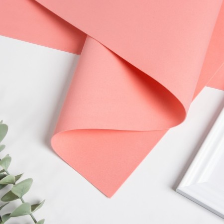 Foamiran matte 50x50cm 1 mm, pink-peach
