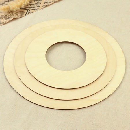 A set of basics for the macram "Circle", D = 20/25/30 × 0.3 cm, 3 pcs-1