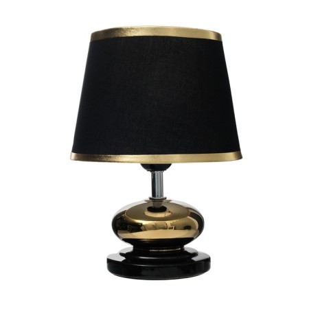 Traffic lamp with lampshade Risalux "Drops", 1 × 40 W, E27, Black /Gold, 17 × 17 × 24 cm-7