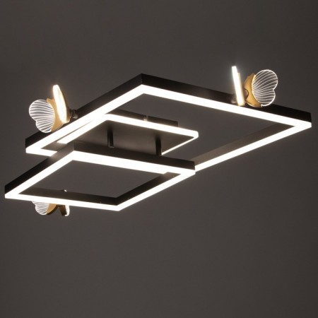 Causte "Trio butterflies" 54W LED 6000K Black 65x45x10cm Bayerlux-2
