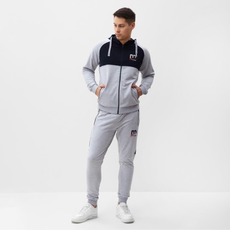 Male costume (sweatshirt/pants), black/gray melange, size 46 (m)-2
