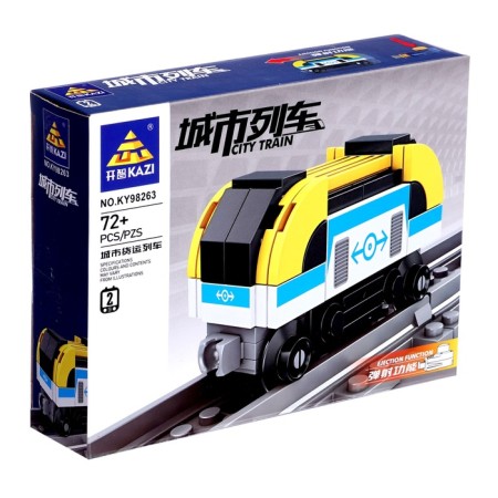 Designer "railway. Electric locomotive ", with launch, 72 parts-2