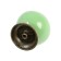 Pen button Dome Ceramics 003, ceramic, green
