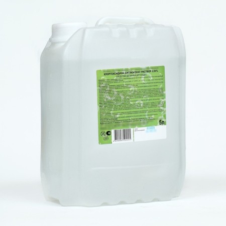 Chlorhexidine Bigluconate solution 0.05% disinfectant agent, 5 liters