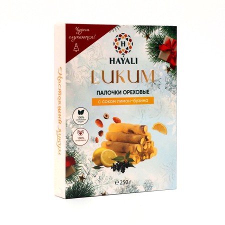 Lukum Walnut sticks with lemon-busin juice, 250 g