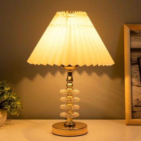Board lamp "Michelle" E27 40W gold 22x22x40 cm Risalux-1