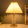 Board lamp "Michelle" E27 40W gold 22x22x40 cm Risalux