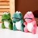 Soft toy "Dragon" on a key fob, 13 cm, color mix