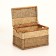 Wicker basket, 52x32x35 cm, algae, corn sheet