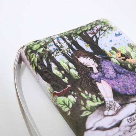 Women's wallet with lightning, colorful color-3