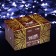 Garland “thread” 10 m, IP44, UMS, dark thread, 72 smd-led, white glow, 220 V