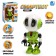 The Smartbot robot reacts to touch, light and sound effects, green colors