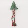 A squeaking toy, soft for dogs "Christmas tree" with a rope, 32 cm