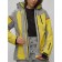 Ski jacket women's winter, size 56, yellow color