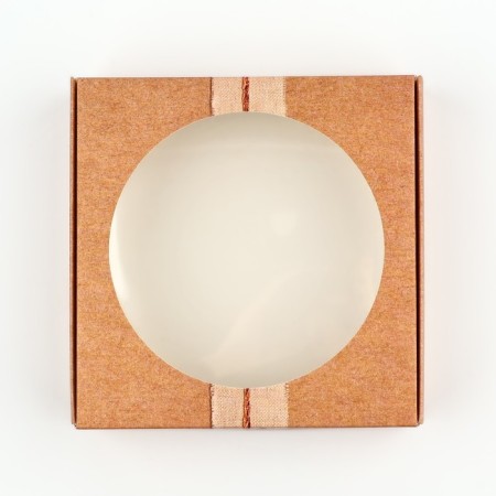 Box for Makarun with low sides "Eco", 11 x 11 x 3 cm-3