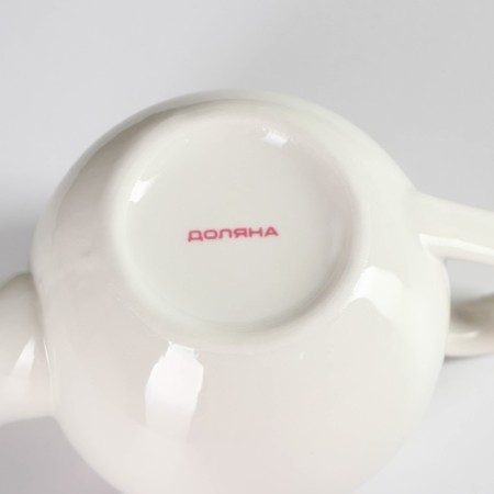 Porcelain teapot “Adelin”, 800 ml, white color-3