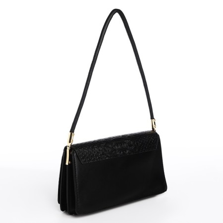 Bag Women's Baget on the valve, black color-2