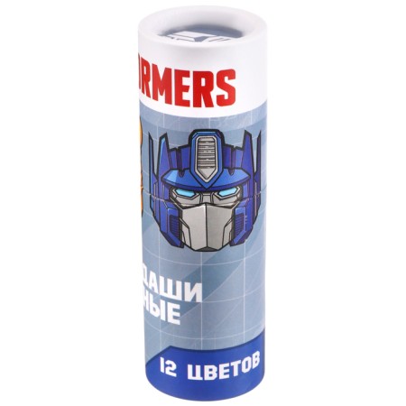 Colored pencils in a tube, 12 colors, trihedral, transformers-2