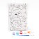 New Year's picture on the numbers "New Year! Snowman with a gift ", 15 x 21 cm