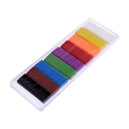 A set of plastic - polymer clay, Lapsi Glitter, 9 colors with sparkles of 20 g-4