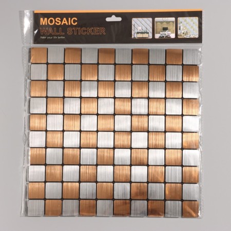 Self-adhesive panel 30*30cm soft, copper-silver cell-3