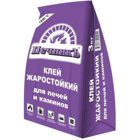 Glue heat -resistant for stoves and fireplaces "stove" 3.0 kg
