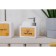 A dispenser for a detergent with a Savanna sponge stand “Nature”, 450 ml, white color
