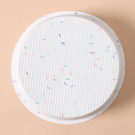 Baking form Konfinetta "Circle", silicone, d = 20 cm (inner diameter 18.5 cm), white color-1