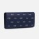 Women's wallet on magnets, blue color