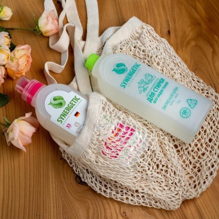 Washing gel biodegradable Synergetic, concentrated, universal, Refill Pack 1 liter-2