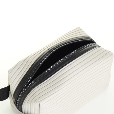 Lightning cosmetic bag, gray color-2
