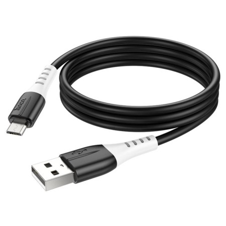 Hoco X82, MicroUSB - USB, 2.4 A, 1 m, braid, black-2