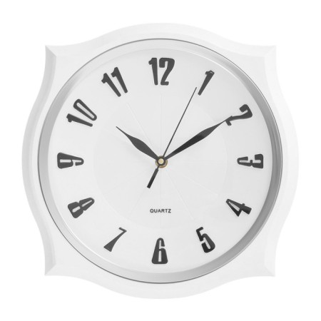 Wall clock, series: interior, "fossa", smooth move, 31 x 31 cm