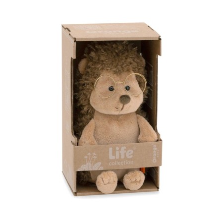 Soft toy "Hedgehog Kolunchik" with glasses, 20 cm-4
