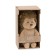 Soft toy "Hedgehog Kolunchik" with glasses, 20 cm