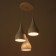 Bayerlux lamp "drop" 3x60W E27 white