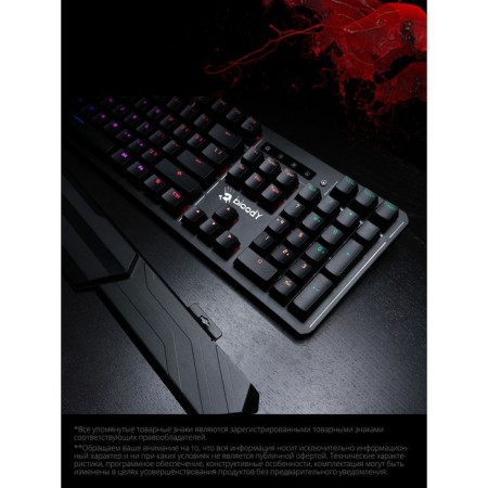 Keyboard A4Tech Bloody B975 Mechanical Black USB Multimedia for Gamer LED (stand DL 10045-7
