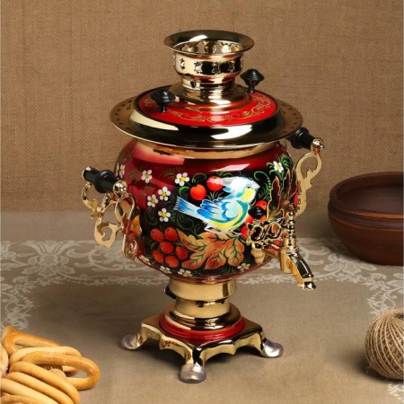 Samovar "Ryabina", oval, 3 l, electric-1